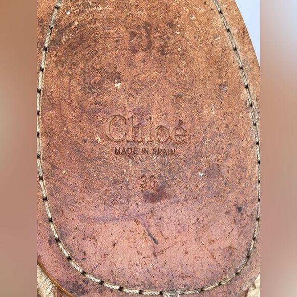 CHLOÉ
'LAUREN' SUEDE ESPADRILLES SIZE 36 - Picture 9 of 12